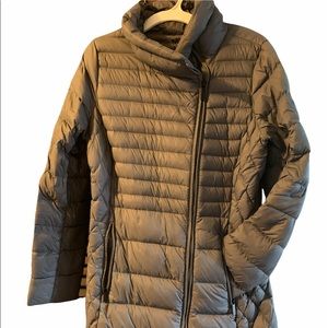 Michael Kors asymmetrical zip puffer